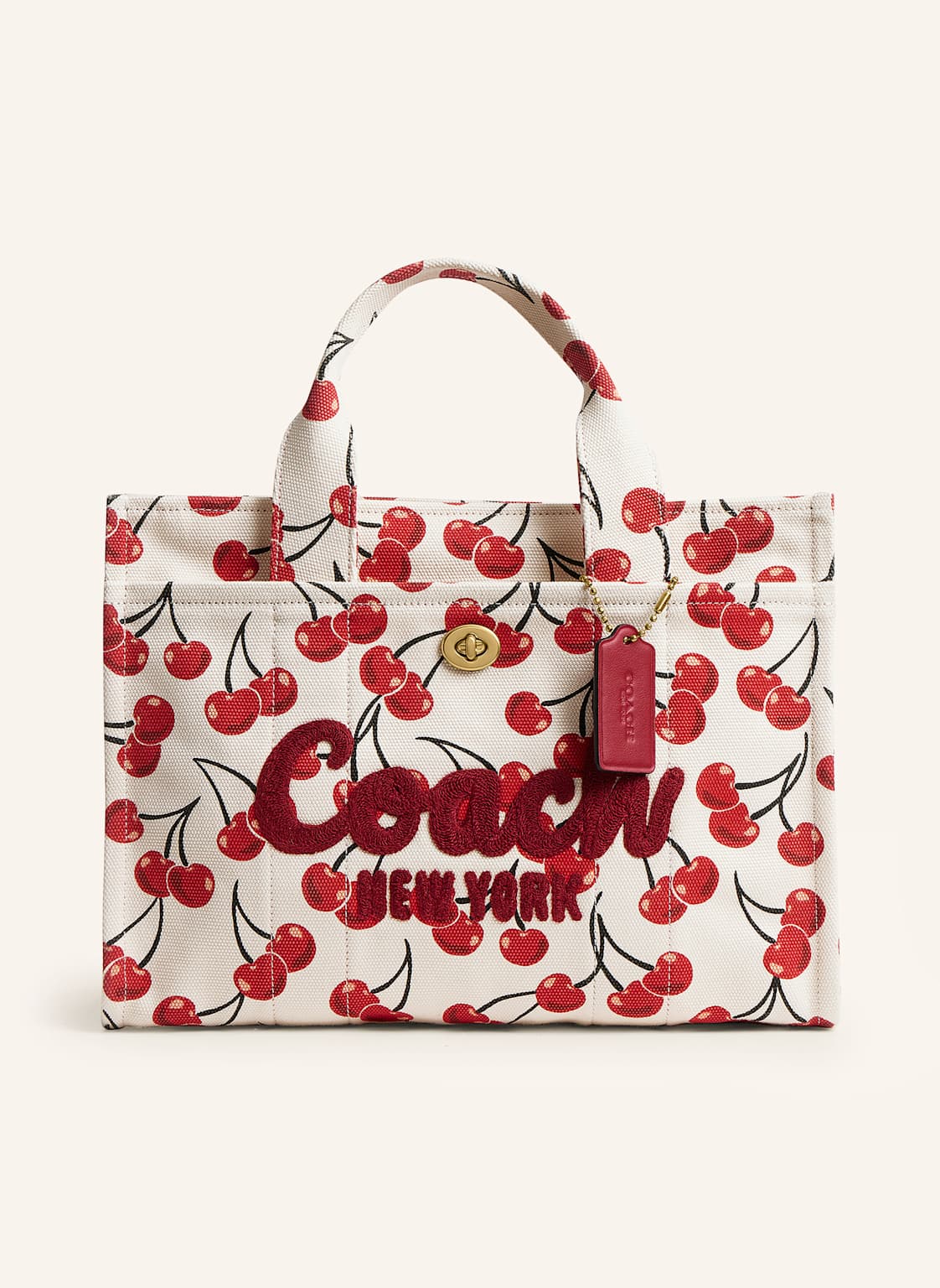 Coach Handtasche Cargo weiss von Coach