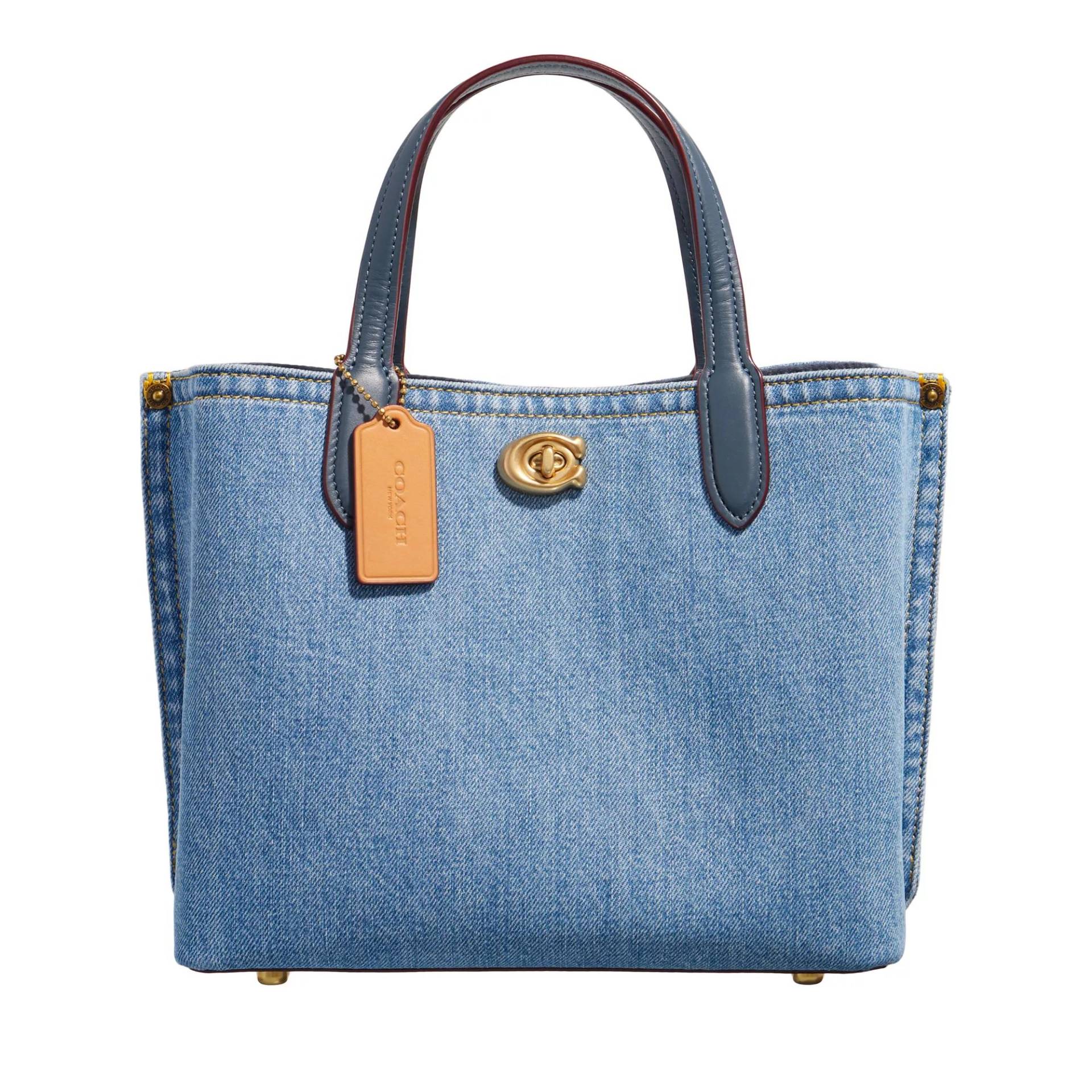 Coach Handtasche - Denim Willow Tote 24 - Gr. unisize - in Blau - für Damen von Coach