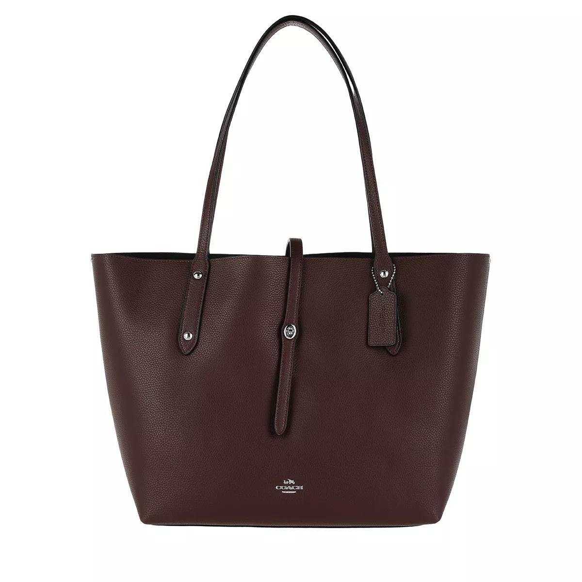 Coach Handtasche - Market Pebbled Leather Tote - Gr. unisize - in Rot - für Damen von Coach