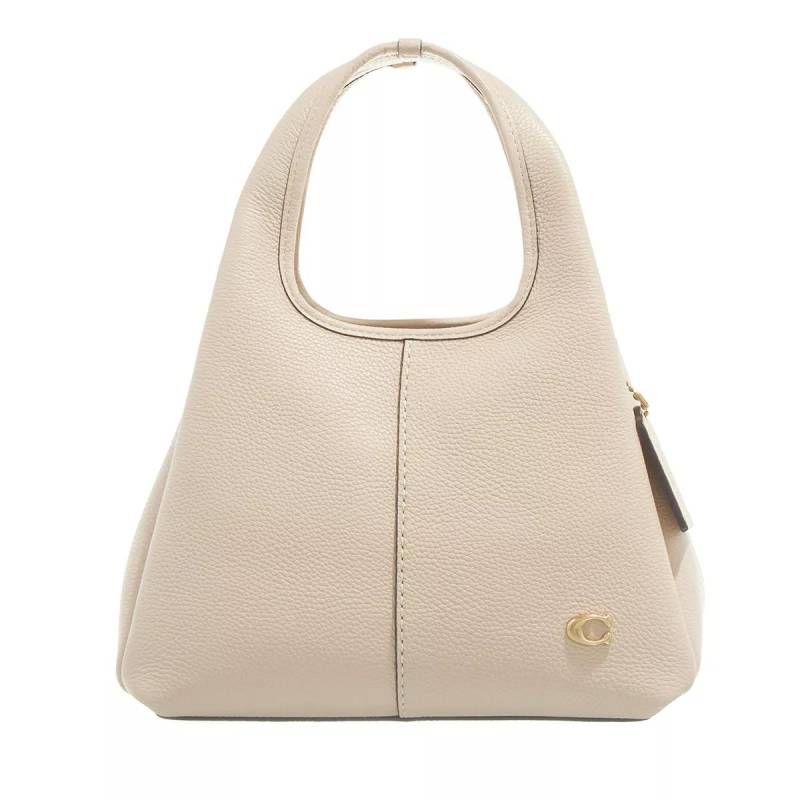 Coach Handtasche - Polished Pebble Leather Lana Shoulder Bag 23 - Gr. unisize - in Beige - für Damen von Coach