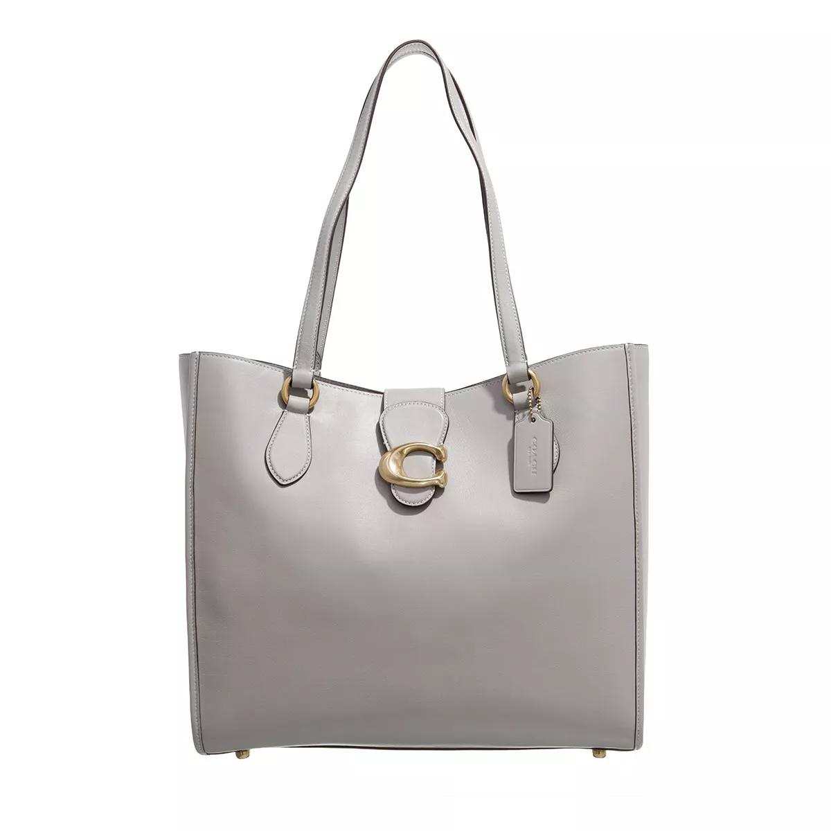 Coach Handtasche - Soft Calf Leather Theo Tote - Gr. unisize - in Grau - für Damen von Coach