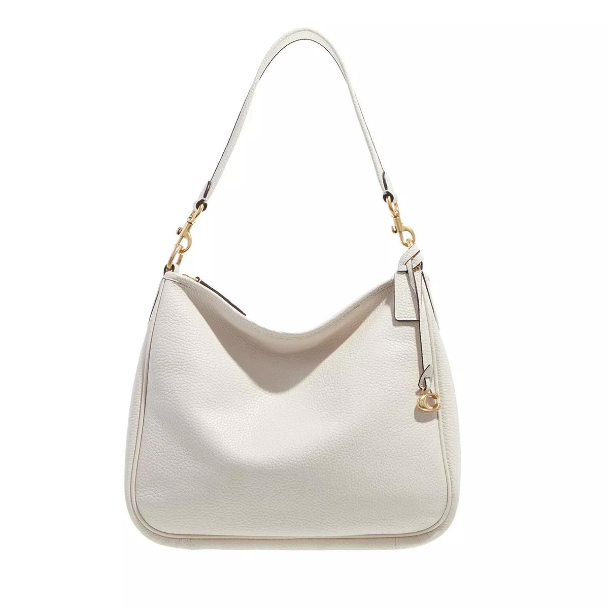 Coach Handtasche - Soft Pebble Leather Cary Shoulder Bag - Gr. unisize - in Creme - für Damen von Coach