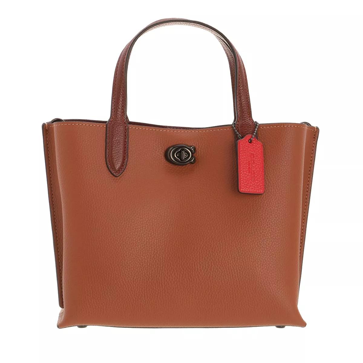 Coach Handtasche - Willow Tote 24 - Gr. unisize - in Cognacbraun - für Damen von Coach