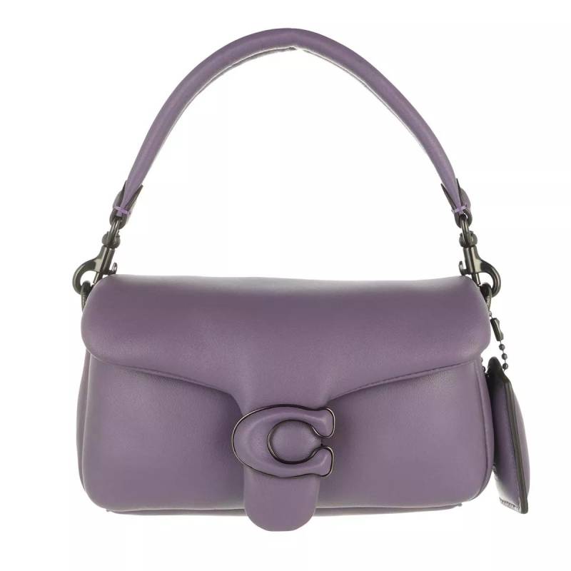 Coach Henkeltasche - Leather Covered C Closure Pillow Tabby Shoulder Ba - Gr. unisize - in Violett - für Damen von Coach