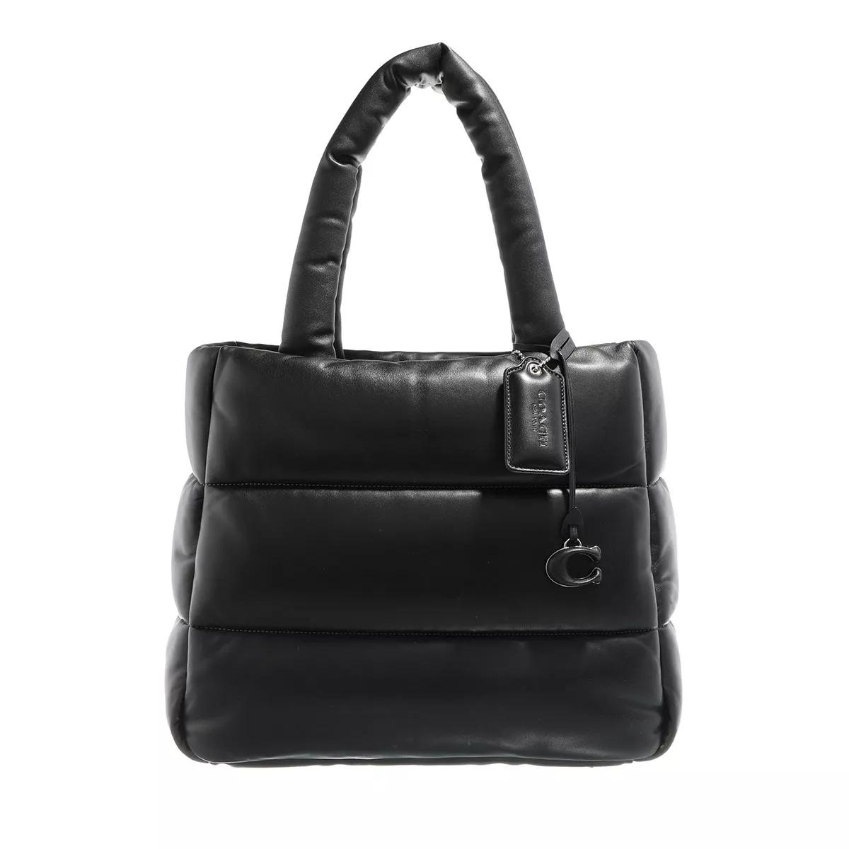 Coach Henkeltasche - Quilted Leather Pillow Tote - Gr. unisize - in Schwarz - für Damen von Coach