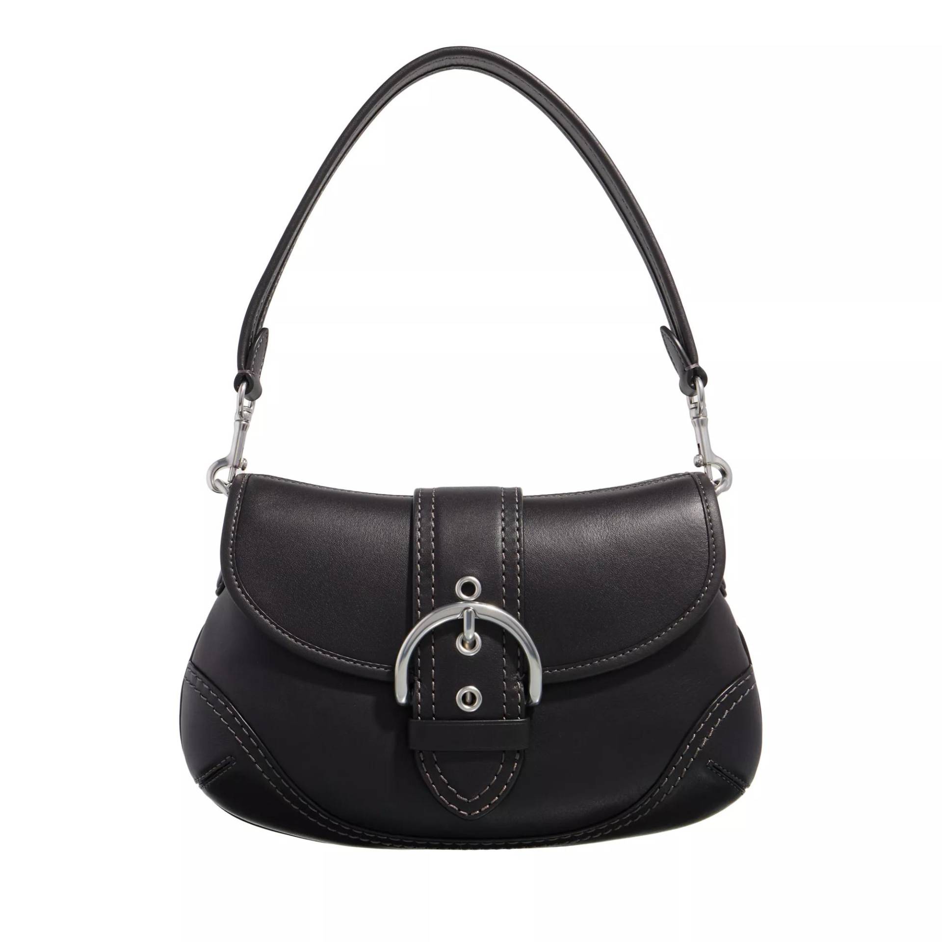 Coach Henkeltasche - Regenerative Glovetanned Leather Soho Bag - Gr. unisize - in Schwarz - für Damen von Coach