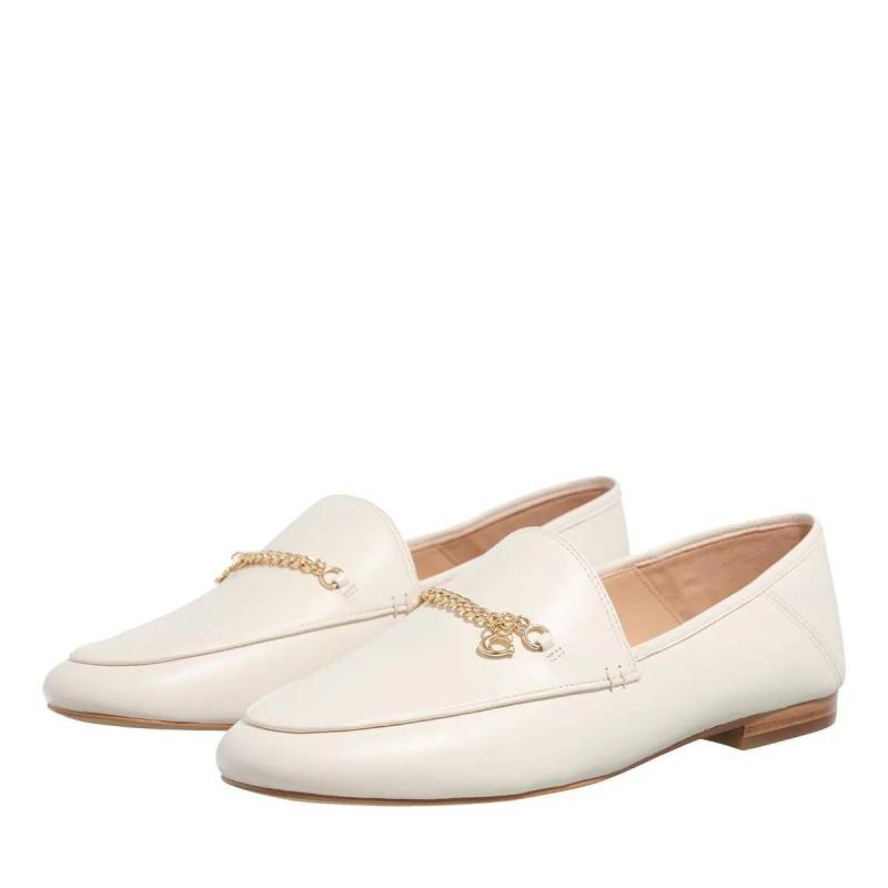 Coach Loafer - Hanna Leather Loafer - Gr. 36,5 (EU) - in Weiß - für Damen von Coach