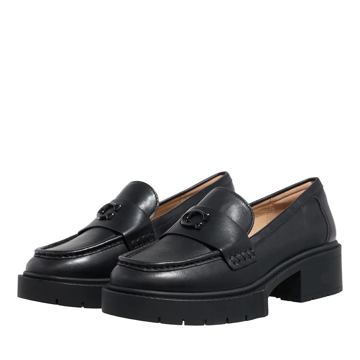 Coach Loafer - Leah Leather Loafer - Gr. 35,5 (EU) - in Schwarz - für Damen von Coach