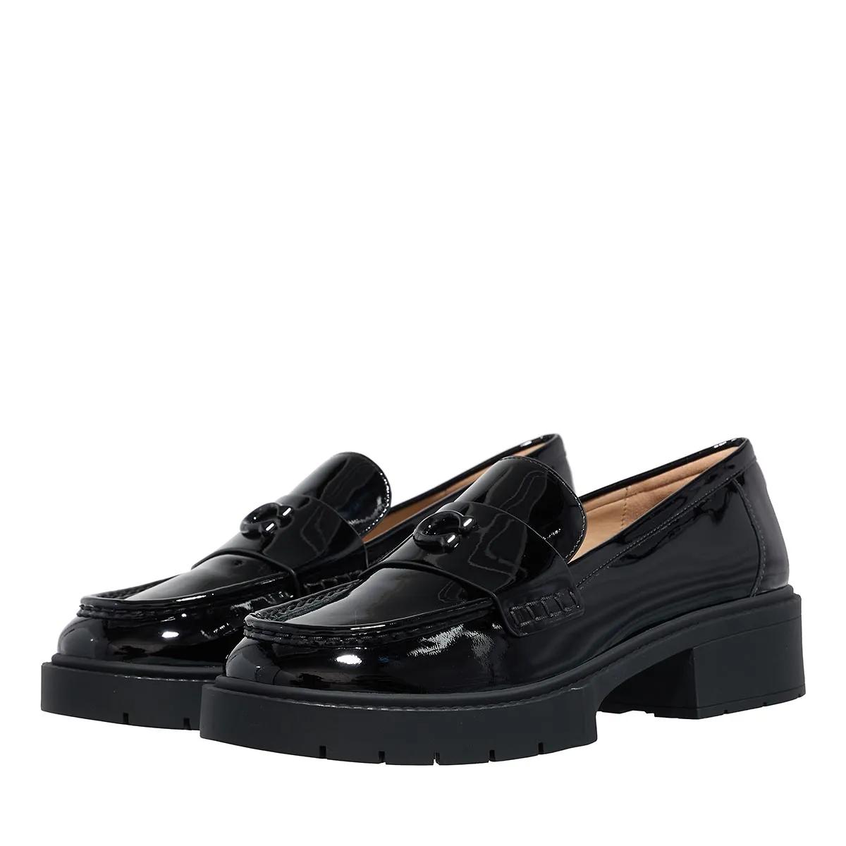 Coach Loafer - Leah Patent Leather Loafer - Gr. 35,5 (EU) - in Schwarz - für Damen von Coach