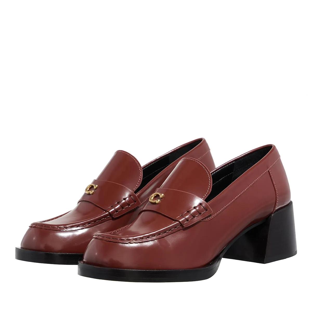 Coach Loafer - Natalie Leather Loafer - Gr. 35,5 (EU) - in Rot - für Damen von Coach