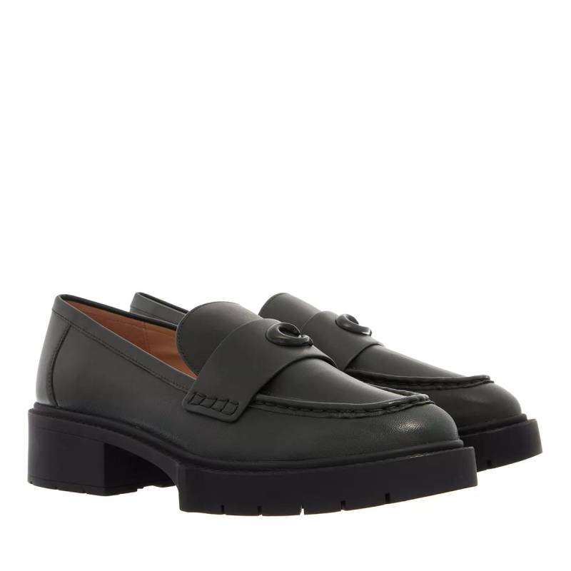 Coach Loafer - Leah Leather Loafer - Gr. 39,5 (EU) - in Grün - für Damen von Coach