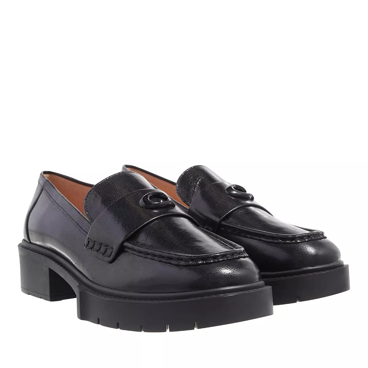 Coach Loafers & Ballerinas - Leah Leather Loafer - Gr. 38 (EU) - in Schwarz - für Damen von Coach