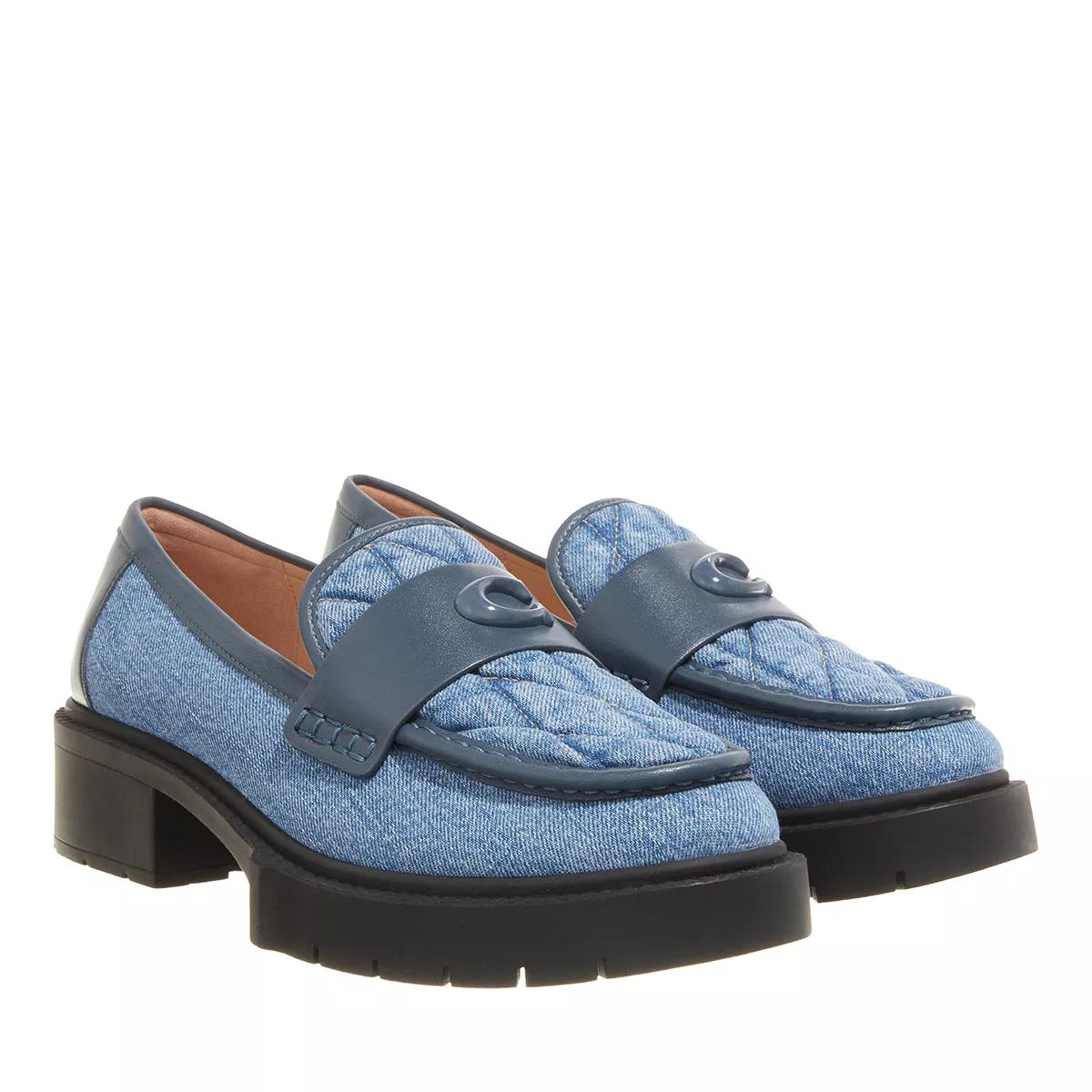 Coach Loafers & Ballerinas - Leah Loafer Quilted - Gr. 39 (EU) - in Blau - für Damen von Coach