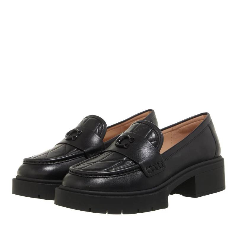 Coach Loafers & Ballerinas - Leah Quilted Leather Loafer - Gr. 36,5 (EU) - in Schwarz - für Damen von Coach