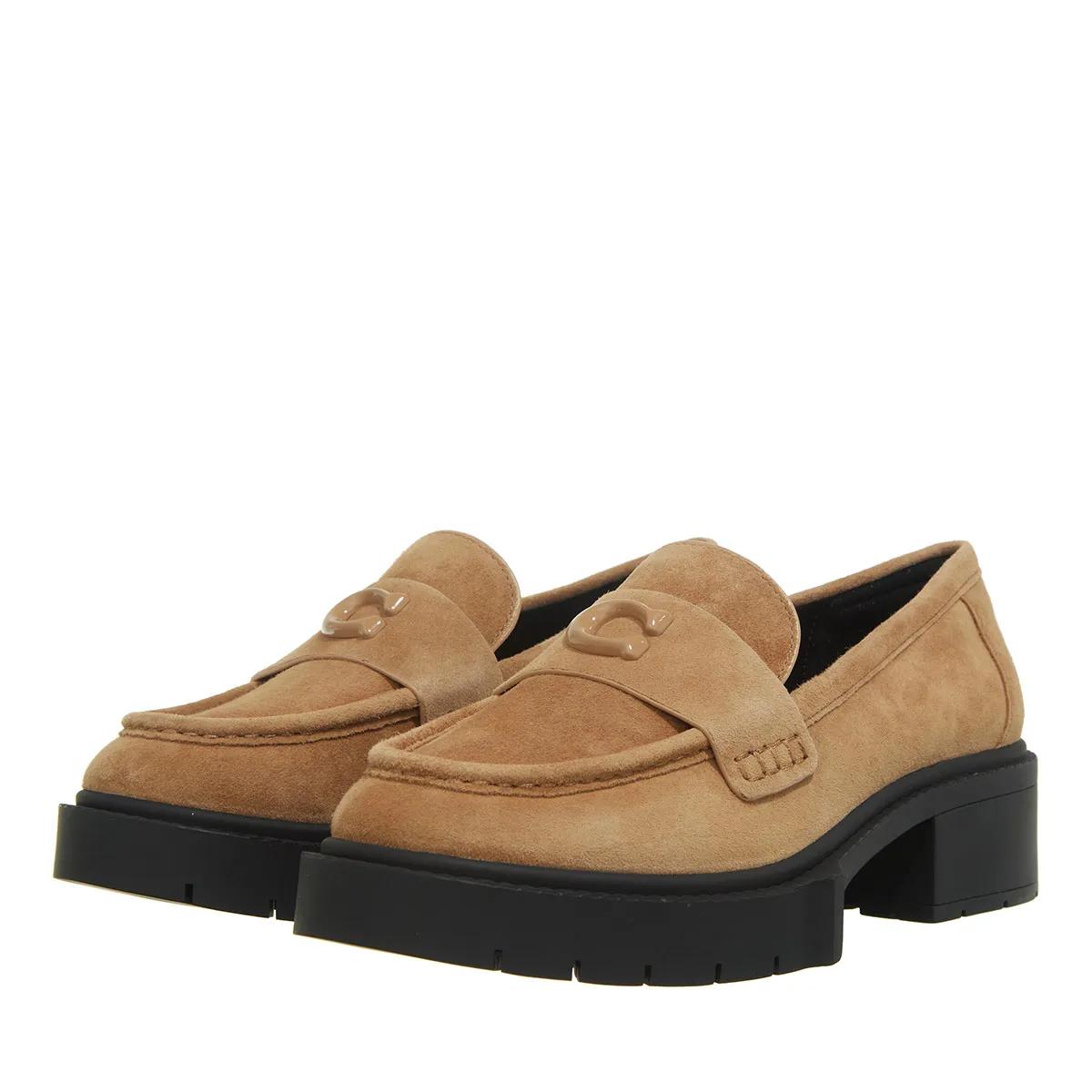 Coach Loafers & Ballerinas - Leah Suede Loafer - Gr. 36,5 (EU) - in Braun - für Damen von Coach