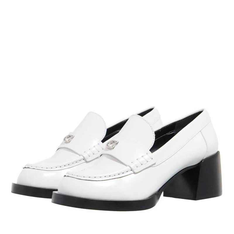 Coach Loafers & Ballerinas - Natalie Leather Loafer - Gr. 36,5 (EU) - in Weiß - für Damen von Coach