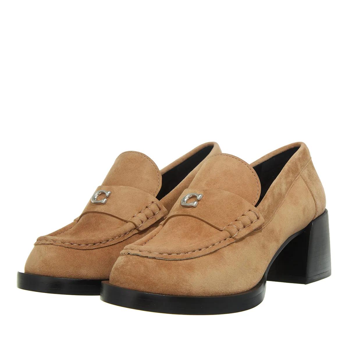 Coach Loafer - Natalie Suede Loafer - Gr. 36,5 (EU) - in Braun - für Damen von Coach