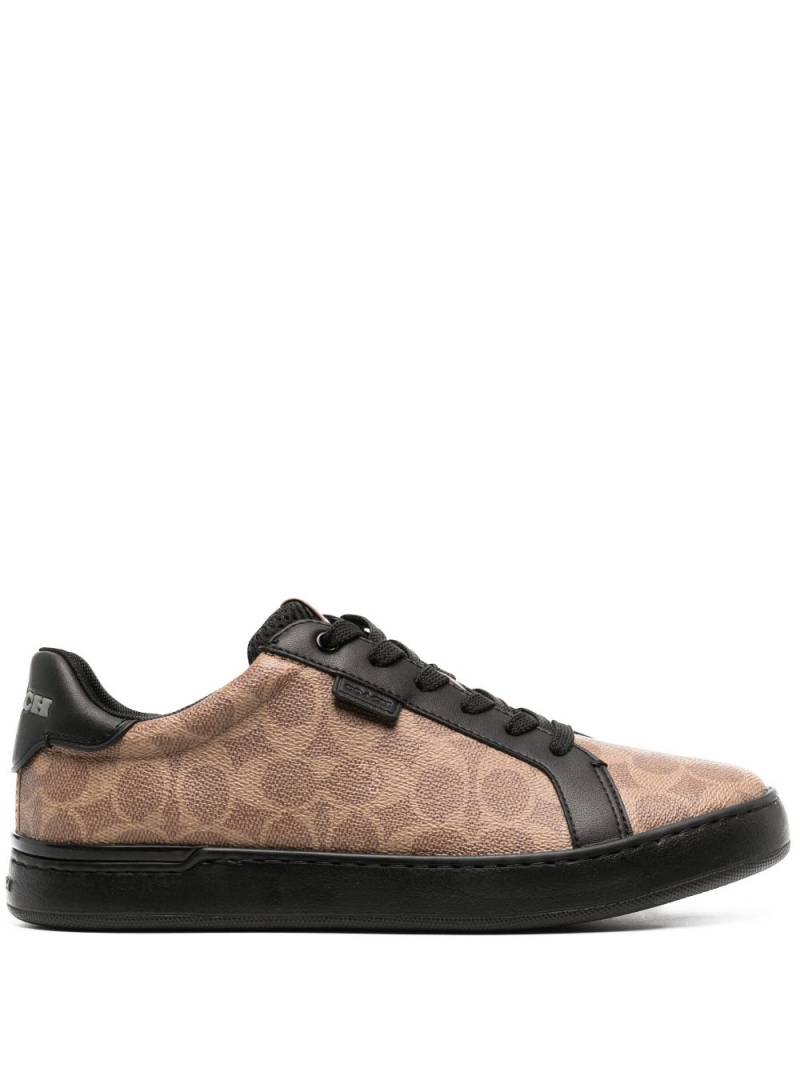 Coach Lowline logo-print sneakers - Brown von Coach