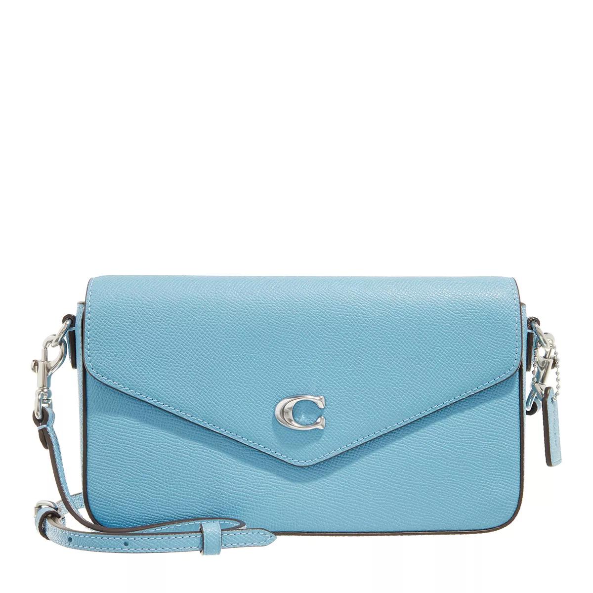 Coach Schultertasche - Crossgrain Leather Wyn Crossbody - Gr. unisize - in Blau - für Damen von Coach