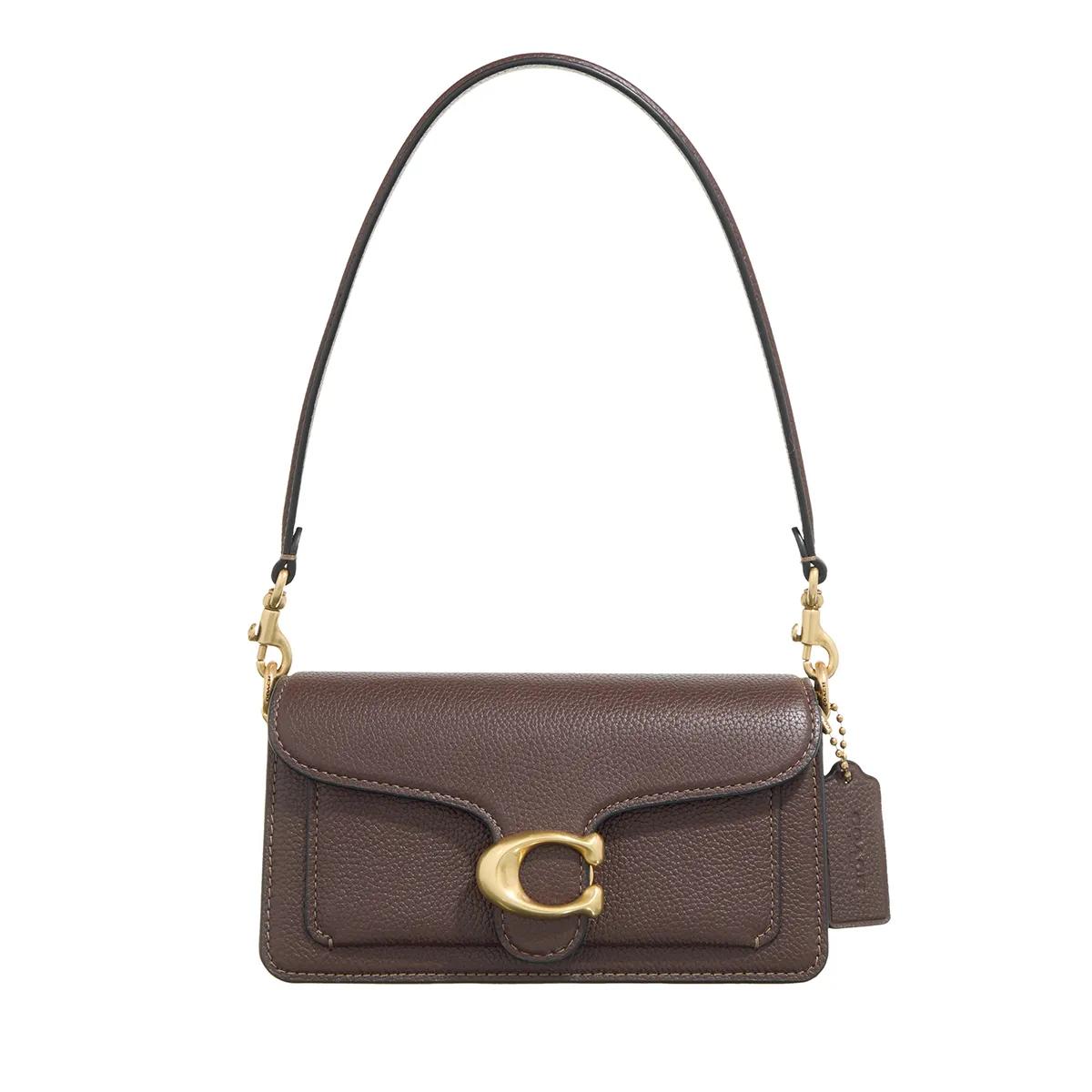 Coach Schultertasche - Polished Pebble Leather Tabby Shoulder Bag 20 Refr - Gr. unisize - in Braun - für Damen von Coach