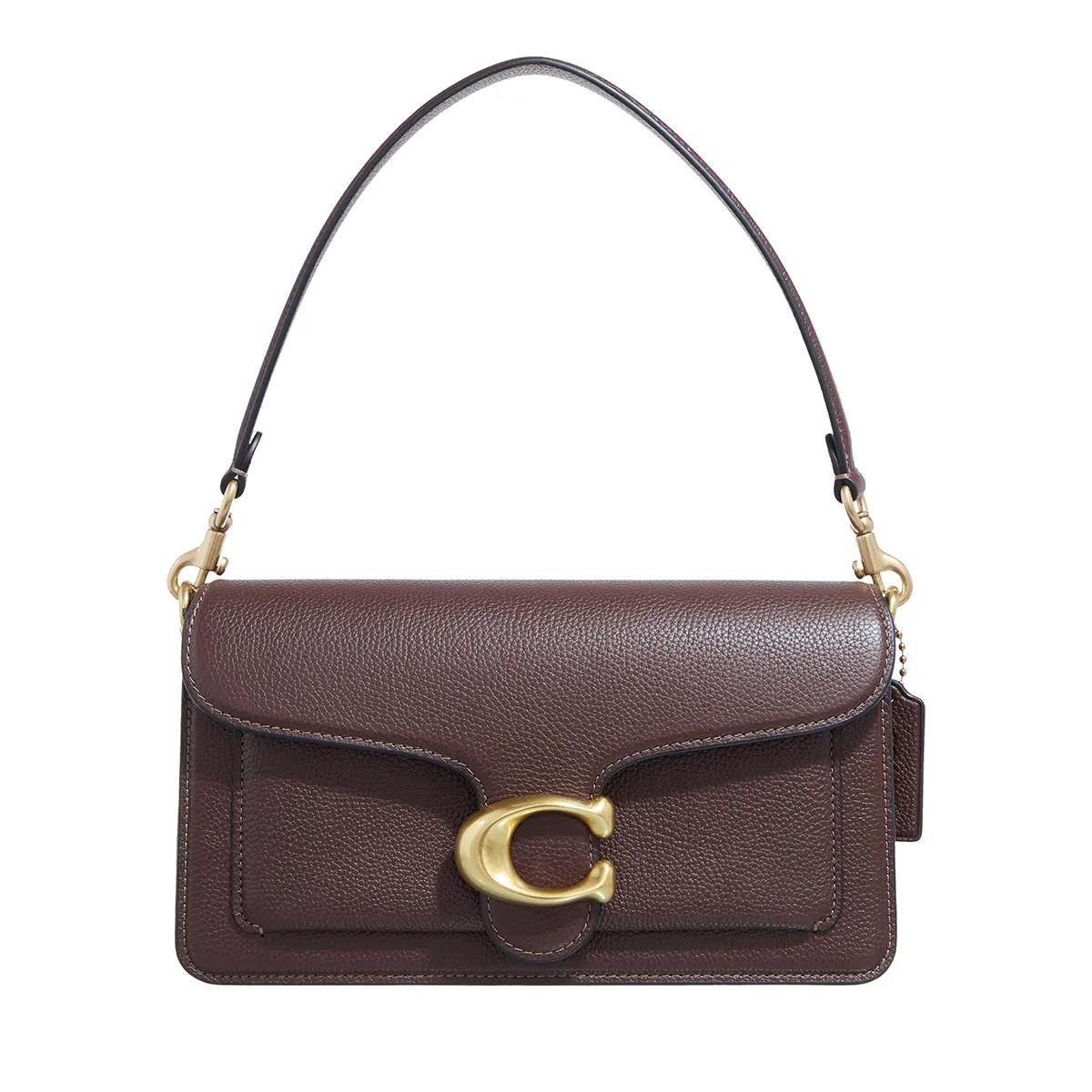 Coach Schultertasche - Polished Pebble Leather Tabby Shoulder Bag 26 Refr - Gr. unisize - in Braun - für Damen von Coach