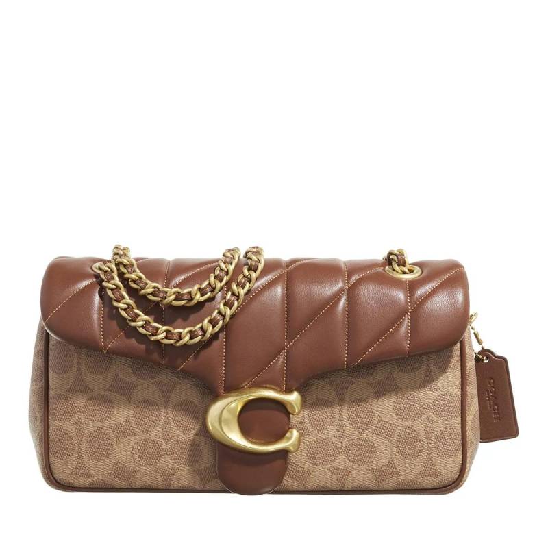 Coach Schultertasche - Quilted Sig Tabby Shoulderbag 26 - Gr. unisize - in Braun - für Damen von Coach