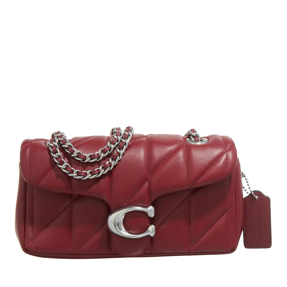 Coach Schultertasche - Quilted Tabby Shoulder Bag 20 With Chain - Gr. unisize - in Rot - für Damen von Coach