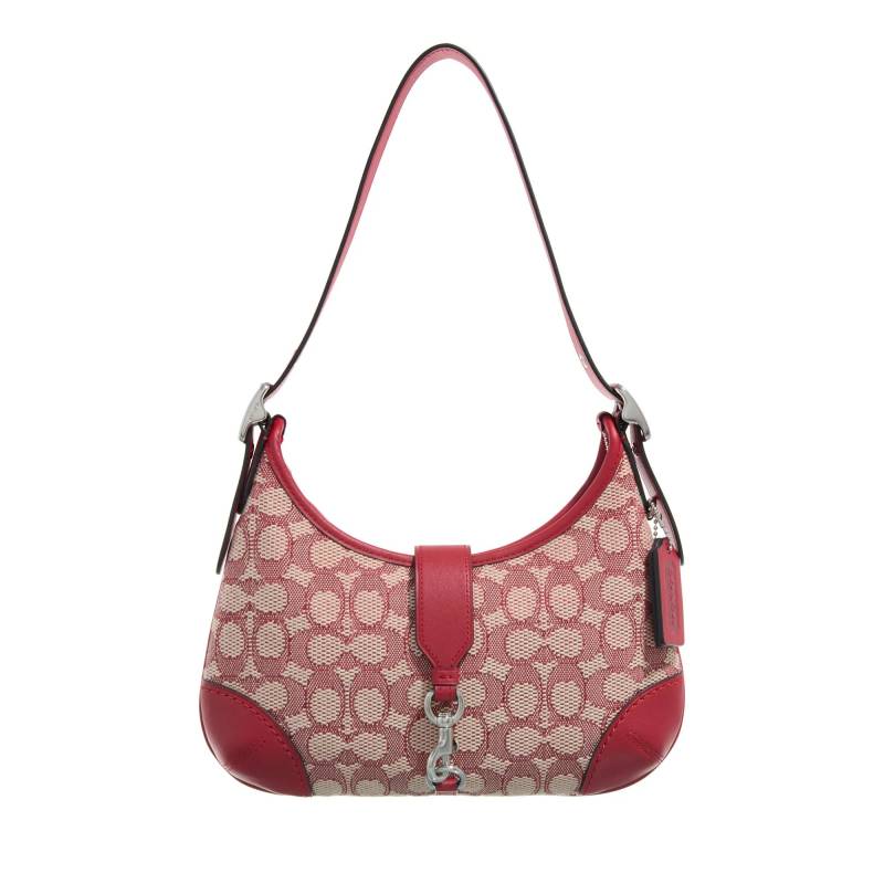 Coach Schultertasche - Signature Jacquard Hampton - Gr. unisize - in Rosa - für Damen von Coach