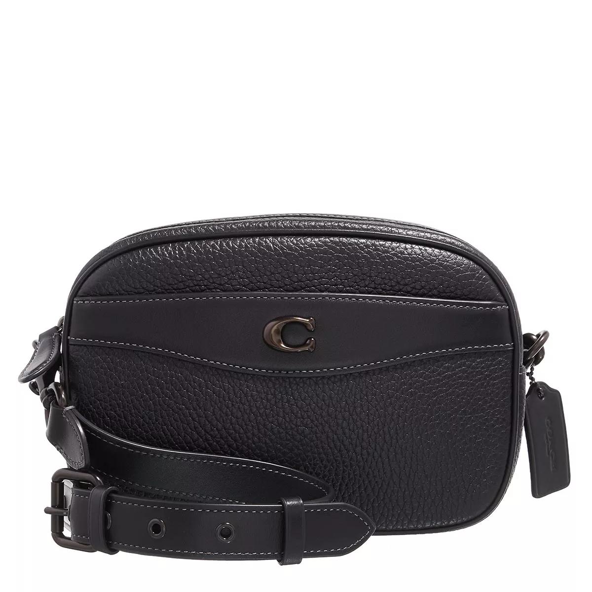 Coach Schultertasche - Soft Pebble Leather Camera Bag - Gr. unisize - in Schwarz - für Damen von Coach