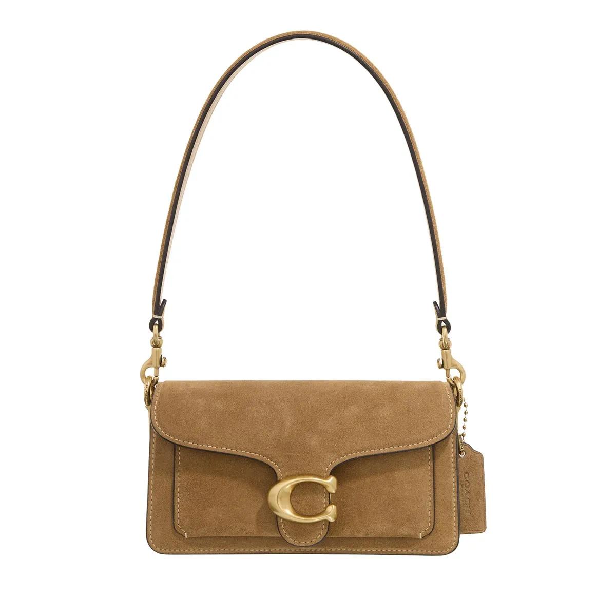 Coach Schultertasche - Suede Tabby 20 - Gr. unisize - in Braun - für Damen von Coach