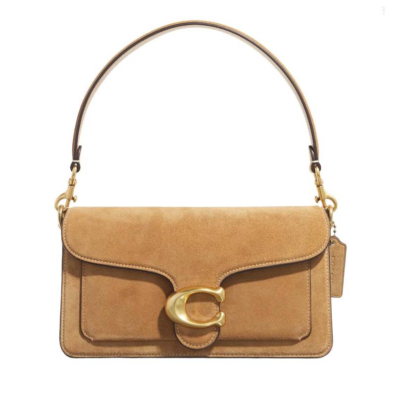 Coach Schultertasche - Suede Tabby 26 - Gr. unisize - in Braun - für Damen von Coach