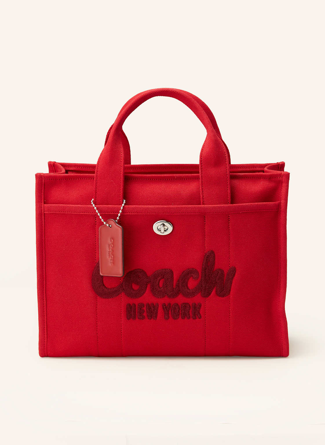 Coach Shopper Cargo rot von Coach