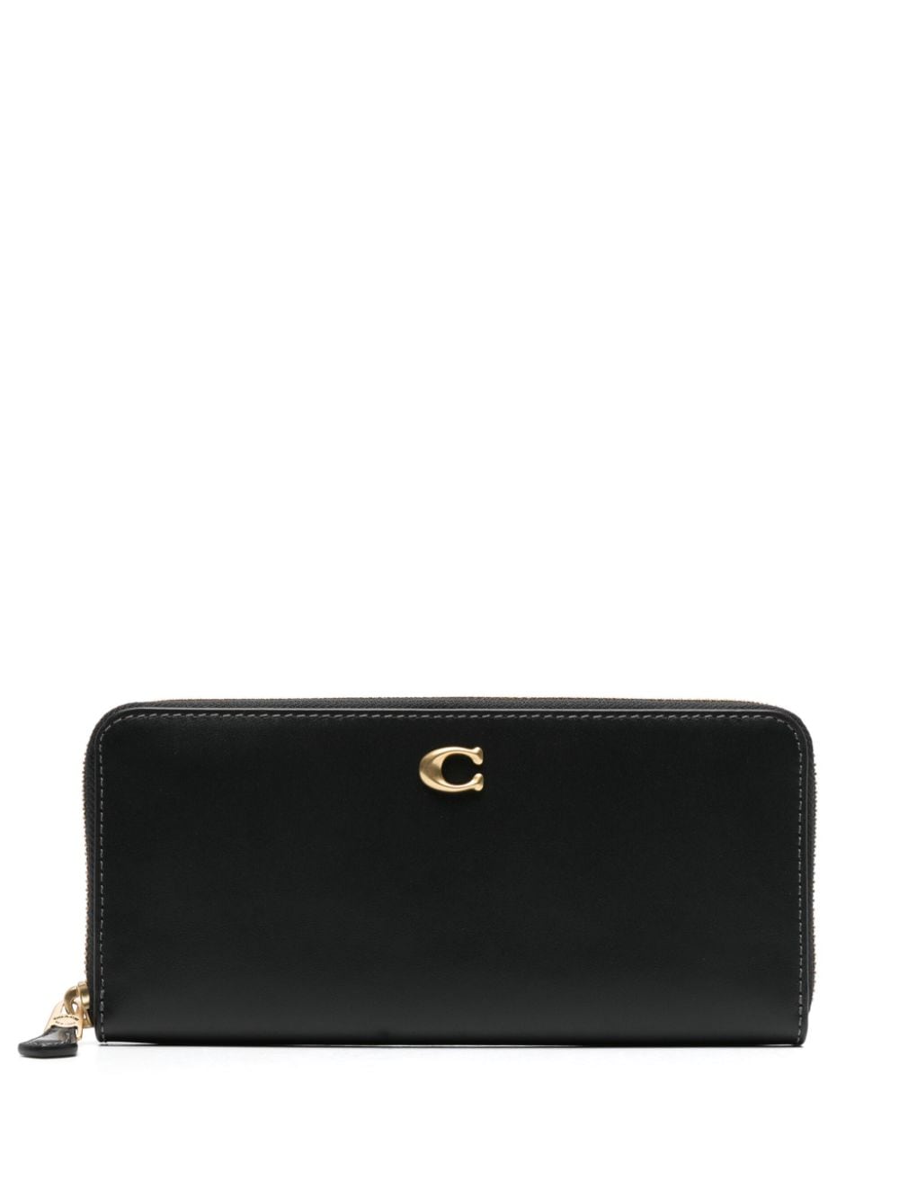 Coach Slim Accordion leather wallet - Black von Coach