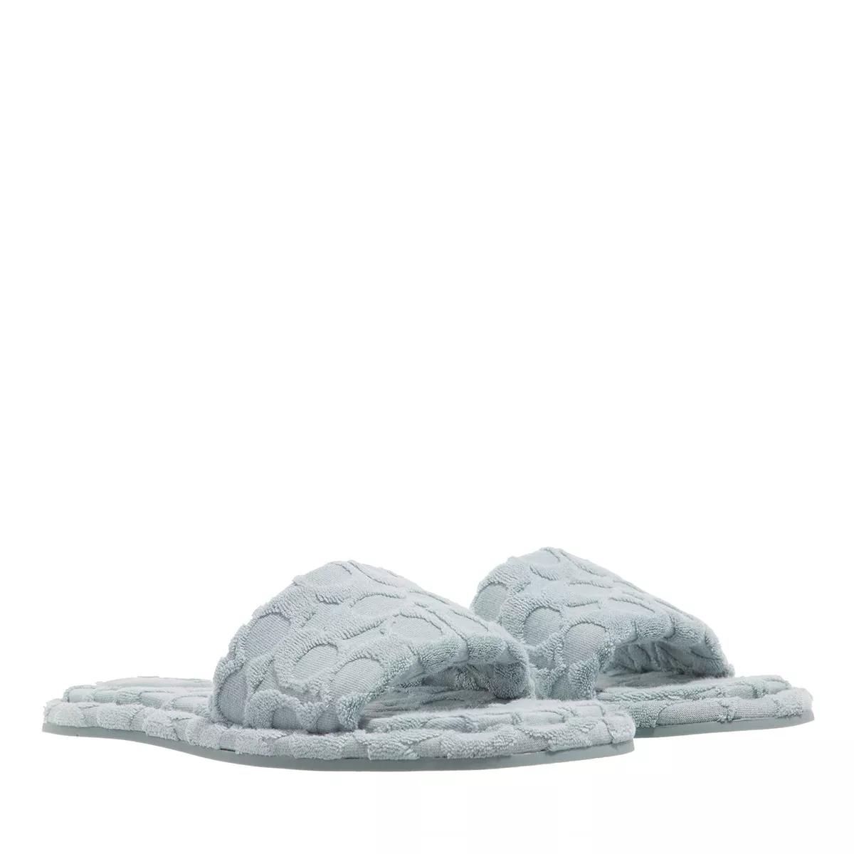 Coach Slipper & Pantoletten - Bridgett Terry Cloth Sandal - Gr. 40 (EU) - in Blau - für Damen von Coach