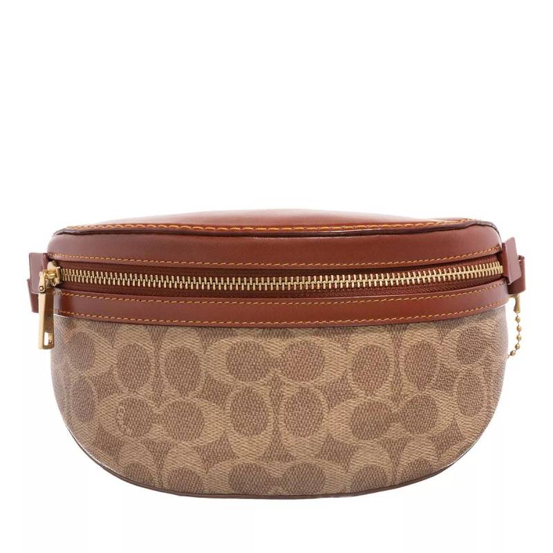 Coach Schultertasche - Coated Canvas Signature Bethany Belt Bag - Gr. ONE - in Braun - für Damen von Coach