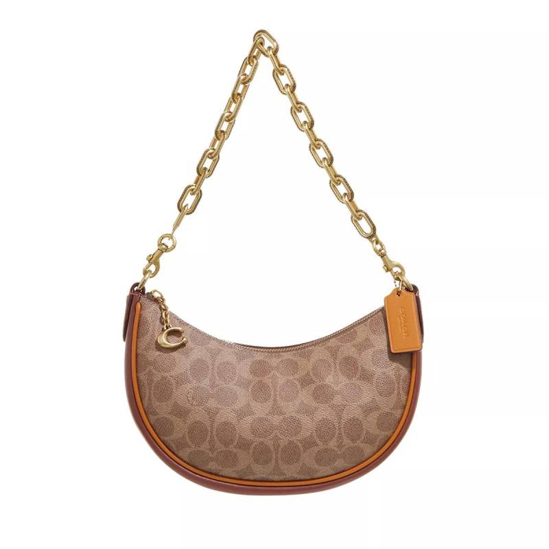 Coach Umhängetasche - Coated Canvas Signature Mira Shoulder Bag - Gr. unisize - in Braun - für Damen von Coach