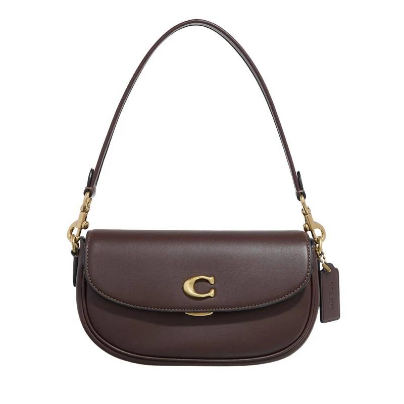 Coach Umhängetasche - Glovetanned Leather Emmy Saddle Bag 23 - Gr. unisize - in Braun - für Damen von Coach