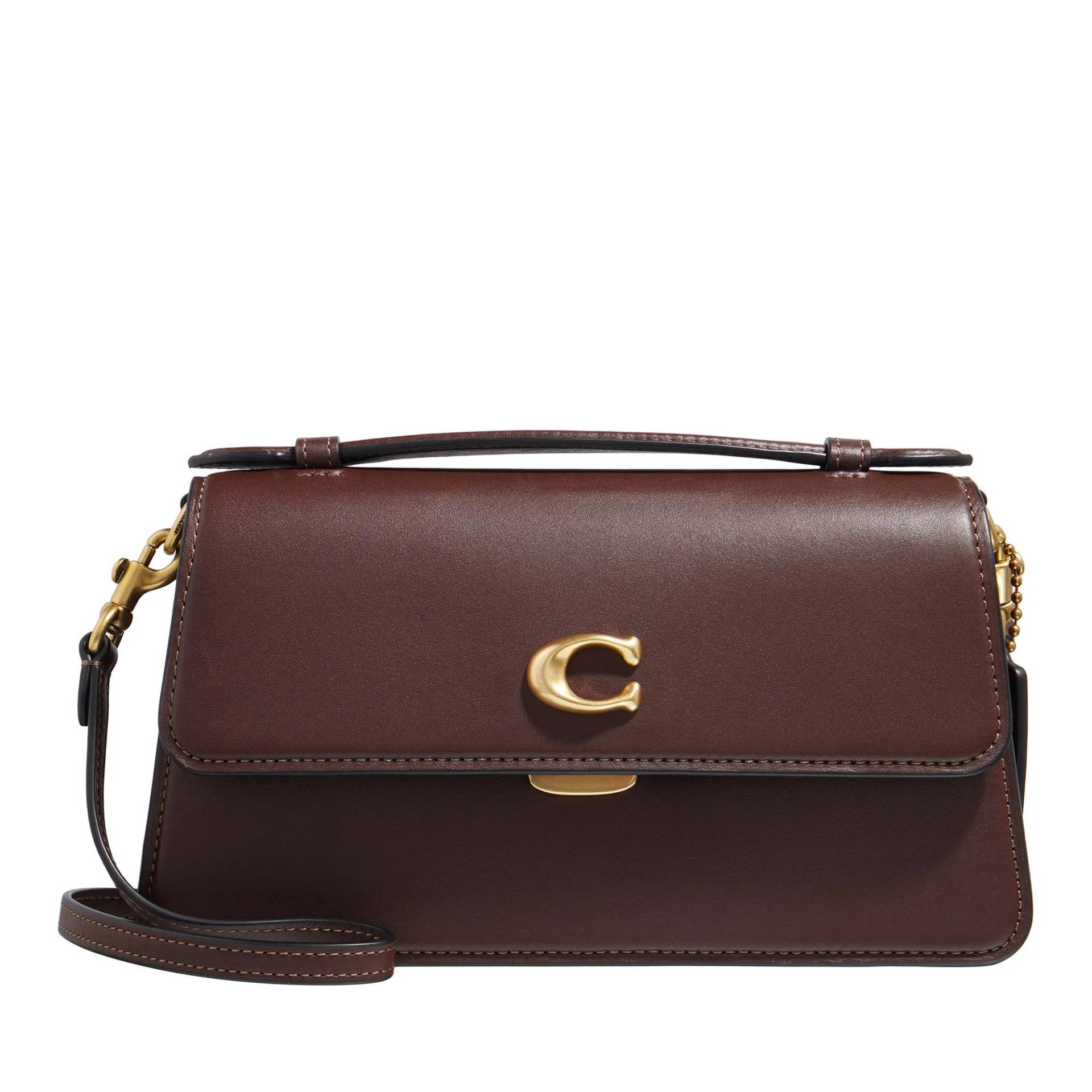 Coach Umhängetasche - Glovetanned Leather Juno Bag - Gr. unisize - in Braun - für Damen von Coach