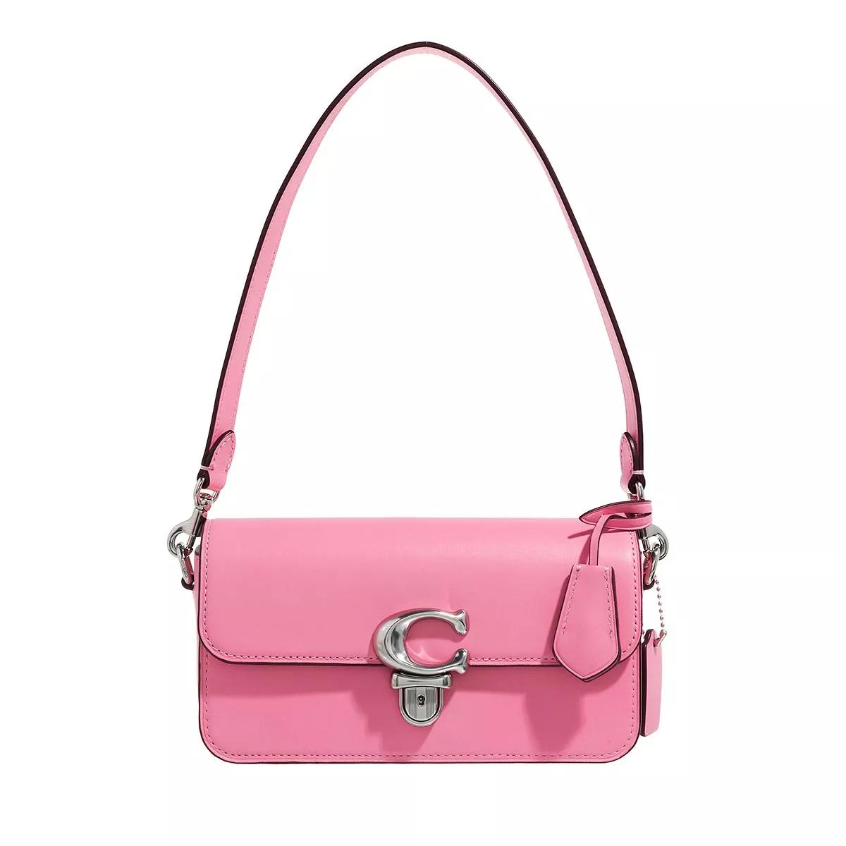 Coach Umhängetasche - Glovetanned Leather Studio Bag - Gr. unisize - in Rosa - für Damen von Coach