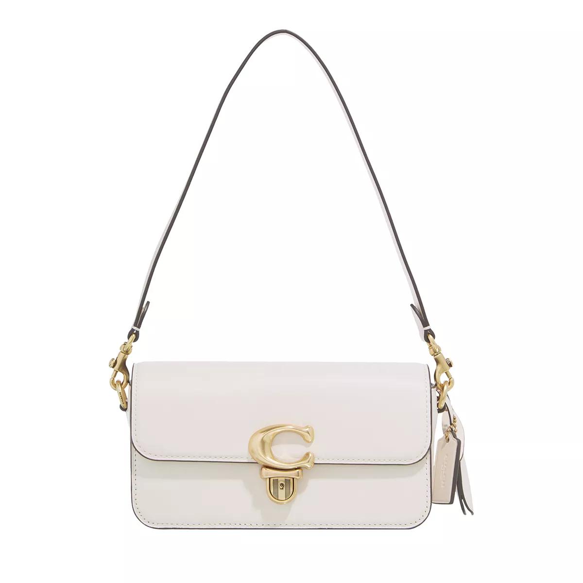 Coach Umhängetasche - Glovetanned Leather Studio Baguette Bag - Gr. unisize - in Creme - für Damen von Coach