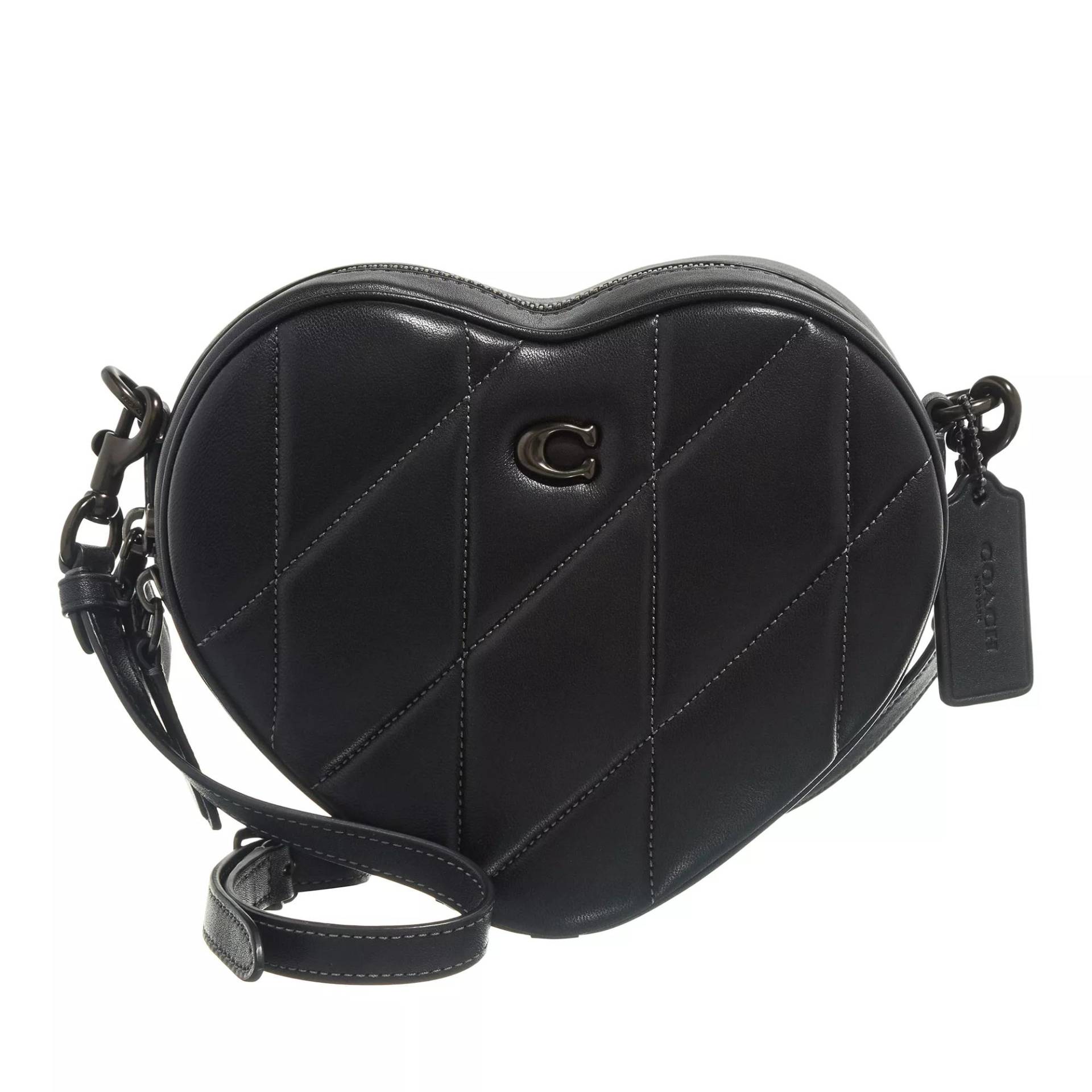 Coach Schultertasche - Heart Crossbody - Gr. unisize - in Schwarz - für Damen von Coach