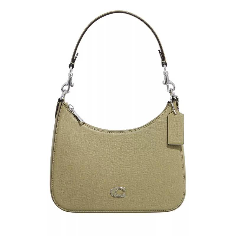 Coach Schultertasche - Hobo Crossbody In Crossgrain - Gr. unisize - in Grün - für Damen von Coach