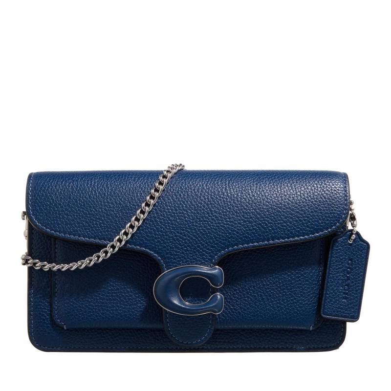 Coach Umhängetasche - Leather Covered C Closure Tabby Chain Clutch - Gr. unisize - in Blau - für Damen von Coach