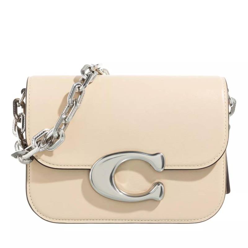 Coach Schultertasche - Luxe Refined Calf Idol Bag - Gr. unisize - in Beige - für Damen von Coach