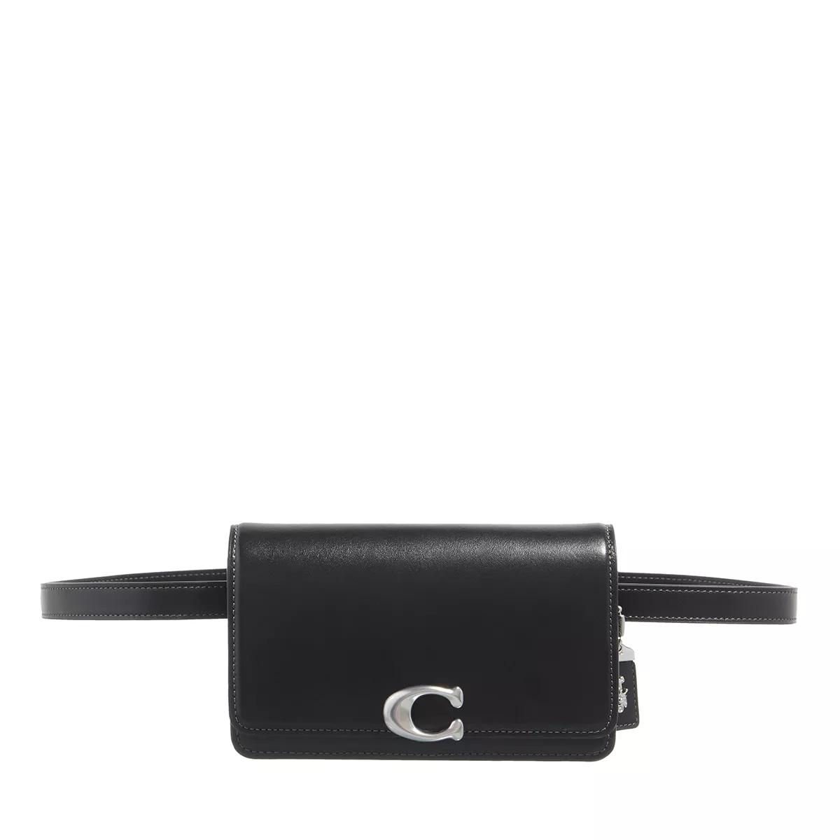 Coach Umhängetasche - Luxe Refined Calf Leather Bandit Belt Bag - Gr. unisize - in Schwarz - für Damen von Coach