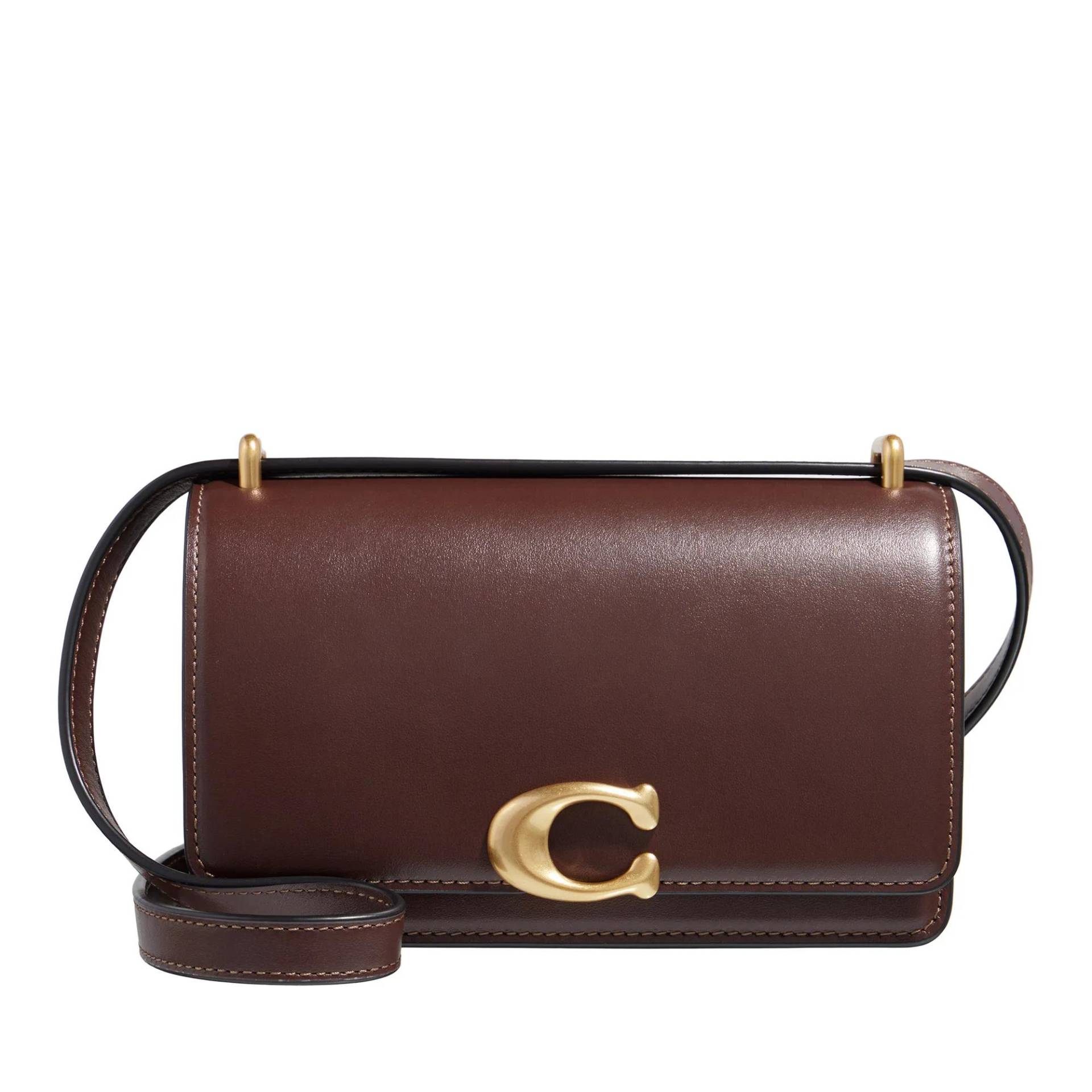 Coach Umhängetasche - Luxe Refined Calf Leather Bandit Crossbody - Gr. unisize - in Braun - für Damen von Coach