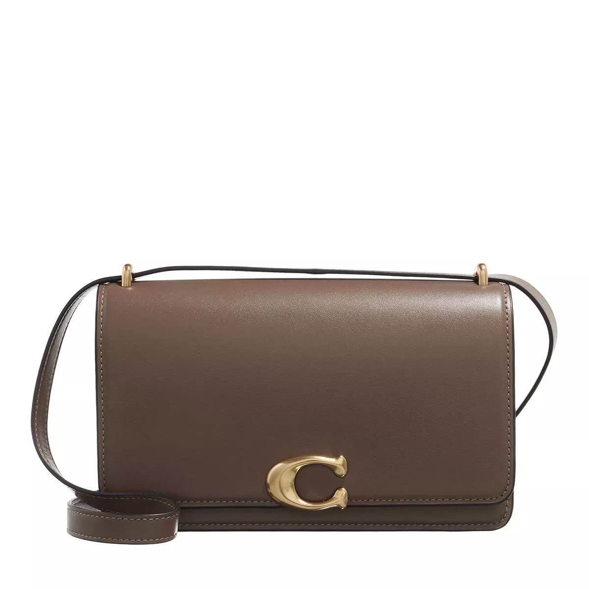 Coach Umhängetasche - Luxe Refined Calf Leather Bandit Shoulder Bag - Gr. unisize - in Braun - für Damen von Coach