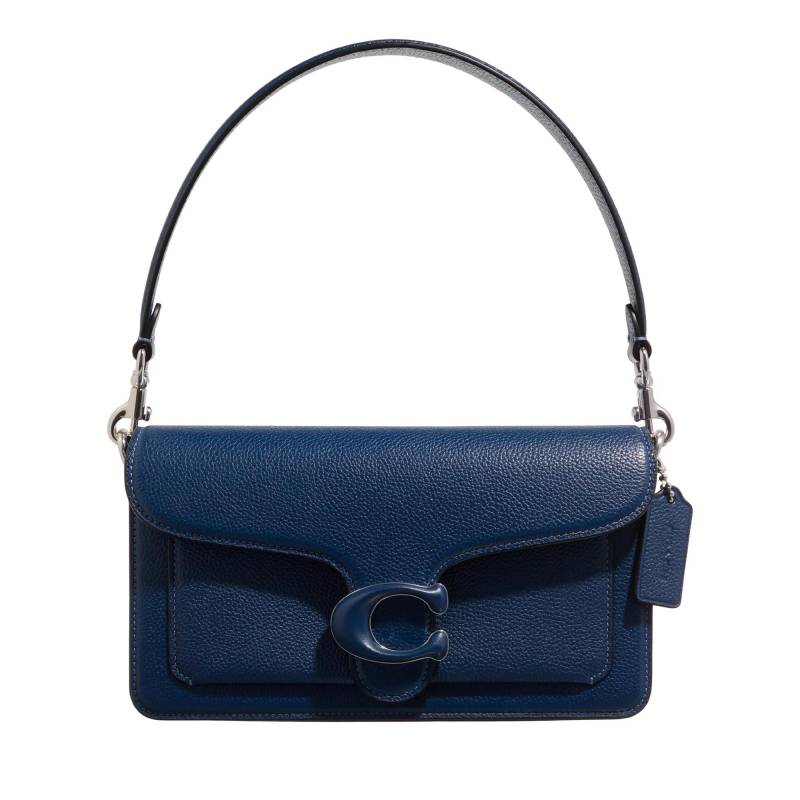 Coach Umhängetasche - Polished Pebble Leather Covered C Closure Tabby Sh - Gr. unisize - in Blau - für Damen von Coach