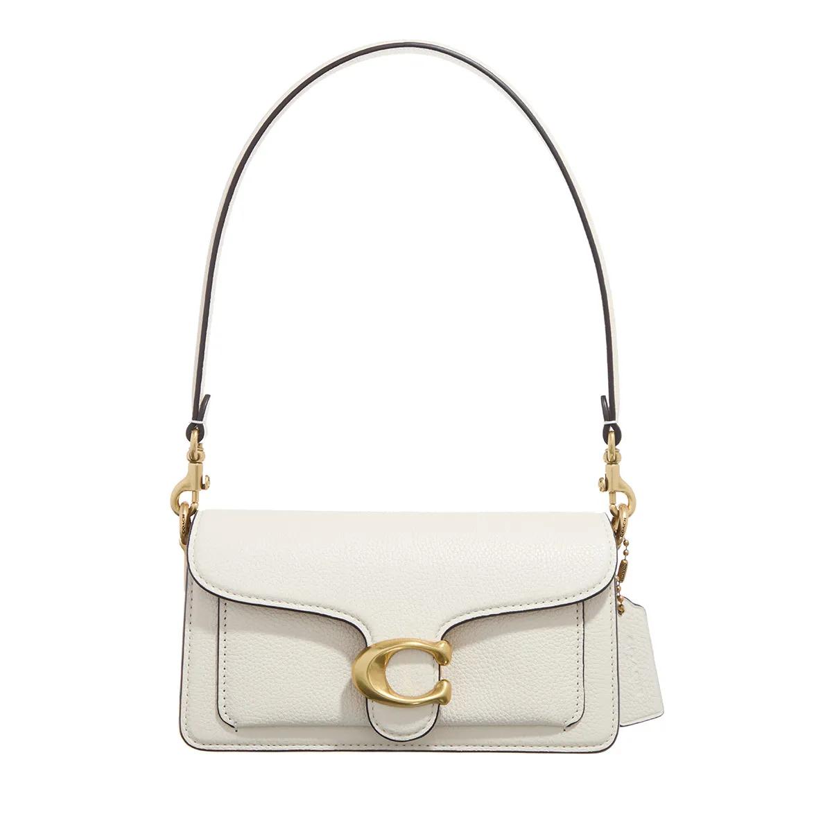 Coach Umhängetasche - Polished Pebble Leather Tabby Shoulder Bag 20 Refr - Gr. unisize - in Creme - für Damen von Coach