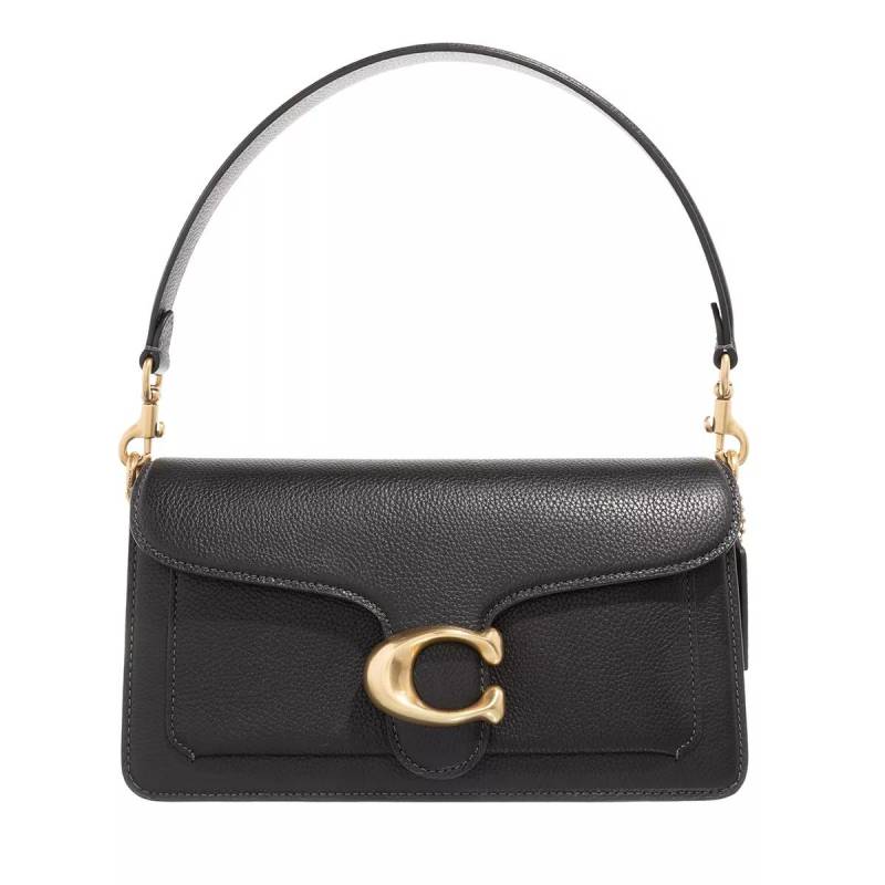 Coach Umhängetasche - Polished Pebble Leather Tabby Shoulder Bag 26 Refr - Gr. unisize - in Schwarz - für Damen von Coach